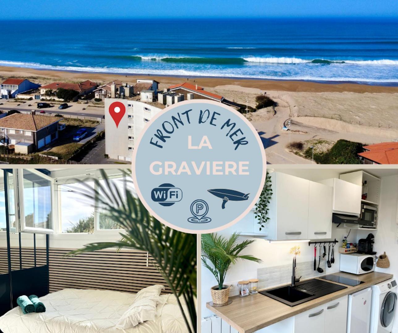 La Graviere, Cozy Studio Wifi & Parking 20M Ocean Surf Plage Soorts-Hossegor Esterno foto